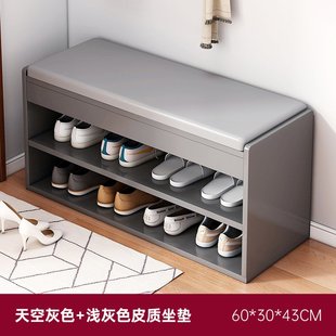 柜一体坐凳入户软包坐垫穿鞋 换鞋 鞋 凳家用门口鞋 凳进门凳 架可坐式