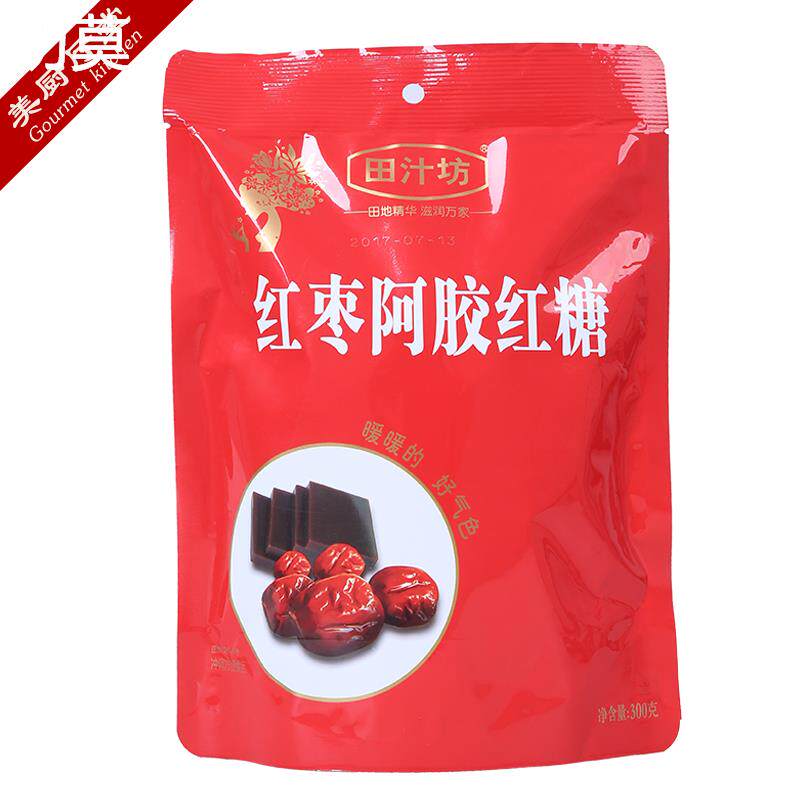 田汁坊 红枣阿胶红糖300g(10小袋)红糖