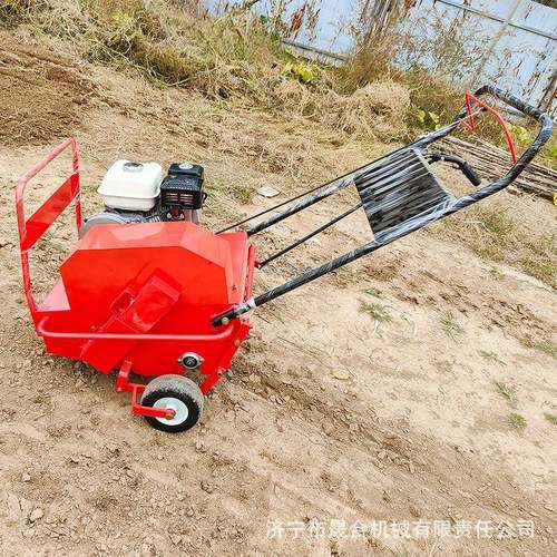 小型汽油草坪打孔机市政绿化维护松土钻孔机手动草坪打孔器