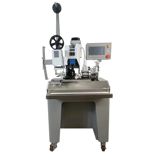 温州全自动多芯线排线护套线剥皮打端一体机连剥带打多股线端子机