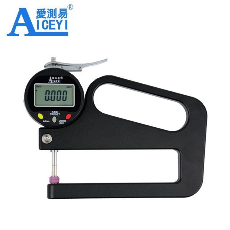 高精度数显测厚规测陶瓷测头百分表千分表手式薄膜厚度仪