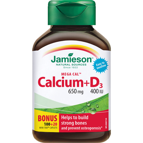 jamieson健美生碳酸钙维生素d3钙片补中老年钙柠檬酸钙成人五重钙