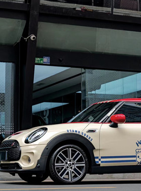 适用宝马miniF56 R66新款卡通个性车身贴纸 五菱定制可爱防水拉花