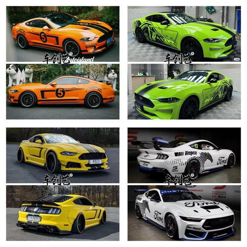 适用于FordGT赛车车贴电马mach-e Ford Cemreo罗个性改装拉花