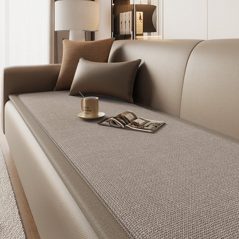 客厅沙发垫坐垫四季通用2026新款冬加厚直排真皮沙发专用防滑透气