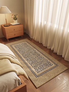 法式覆古卧室地毯沙发床边毯地垫客厅茶几长条床前秋冬窗台飘窗垫