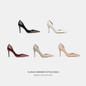 Cihi设计LUXE 系列 浅口高跟单鞋 HEELS定制diy线条 颜色
