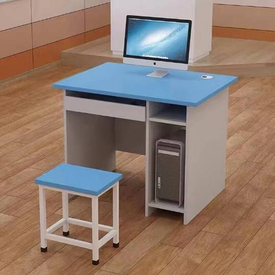 新品学校微机室电脑桌培训班电脑桌椅台式桌单人双人机房电脑桌