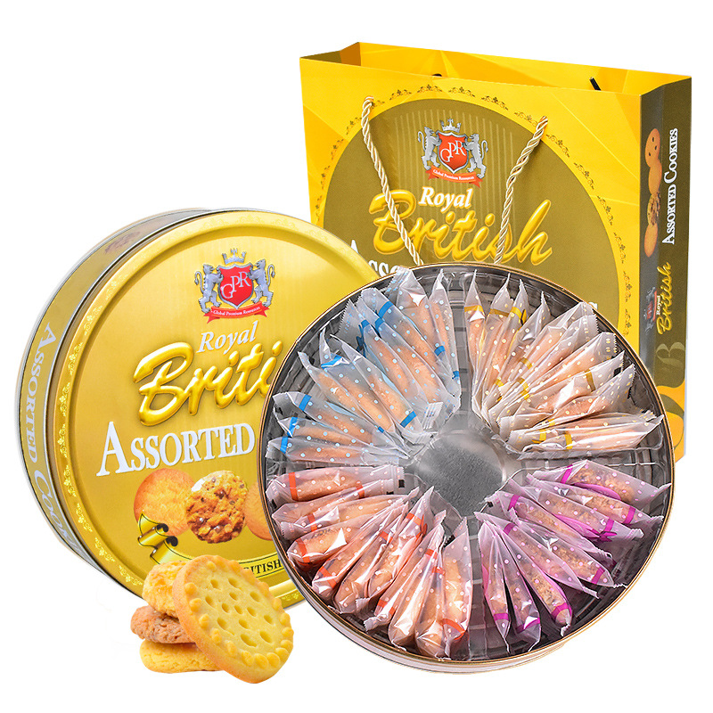 马来西亚进口饼干 GPR多口味曲奇饼干454g*2盒零食年货礼盒