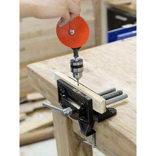 台钳工作台重型夹具桌夹 木工专用台虎钳夹持工具木匠桌虎钳外夹式