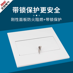家用配电箱电表箱盖板带锁强电空开盒铁皮板罩子外壳回路盒门盖子