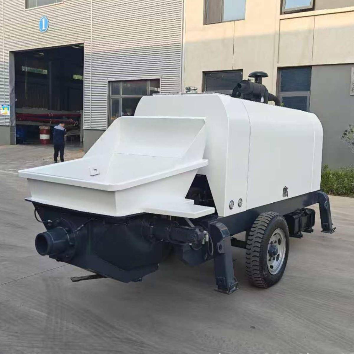 柴油机混凝土输送泵混泥土地泵拖泵厂家直销