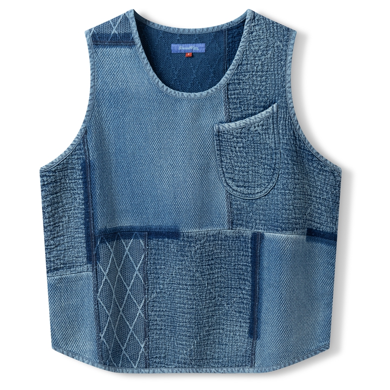 DANIELKATE全棉刺子马甲背心