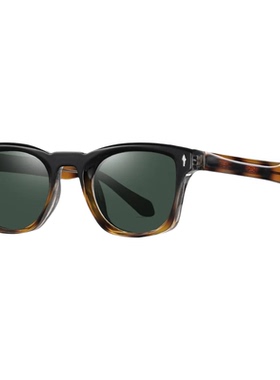 2026偏光防紫外线复古方框墨镜