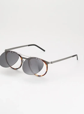 9704日式手工翻盖墨镜夹片眼镜夹片复古偏光近视太阳镜夹片挂片