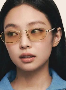 Jenni同款PRB54s欧美风扁窄款长方形 墨镜女潮流老钱风太阳镜1021