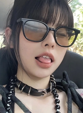 茶色防紫外线可配近视太阳镜