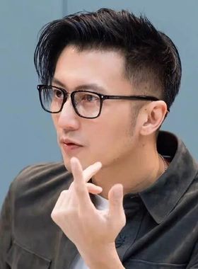 谢霆锋同款TR90超轻防蓝光近视眼镜框男平光丹阳眼镜架 16236