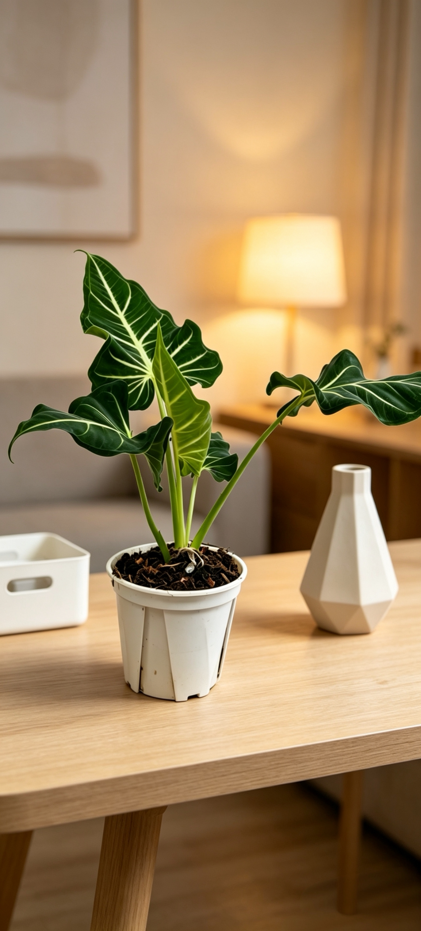 新品绿天鹅变异海芋室内观叶绿植盆栽