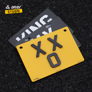 九号小牛极核电动车尾牌港澳国外摩托车号牌创意改装方形装饰牌照