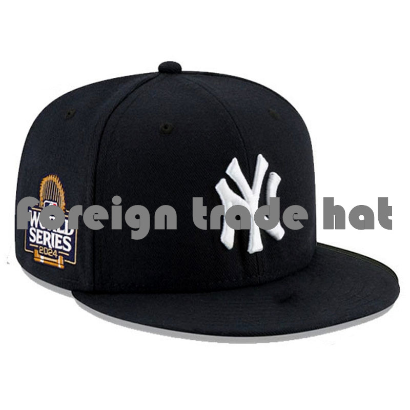 Export Caps Fully Enclosed Team Non-Adjustable Hip Hop Wide Brim Embroider Sizes Baseball Caps Big Head Size Caps