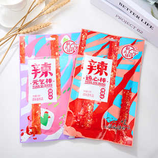 翻天娃通心棒元气棒麻辣味甜辣味辣条零食特产解馋休闲零食品