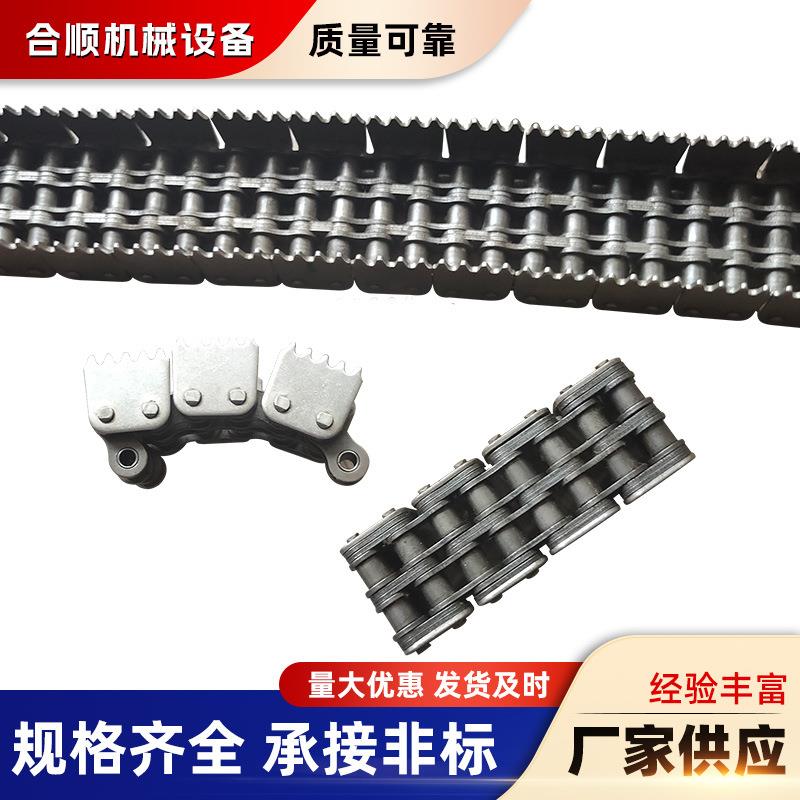 10A12A工业双节距滚子链条 空心链条 高温弯板链条 304不锈钢链条