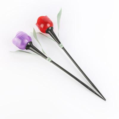 郁金香灯 L家ED金香太HJ044阳能塑料地郁插草坪灯户外用景观庭院