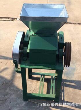 挤对高辊扁压片机 家用电动酿挤扁机 酒919粱破碎机