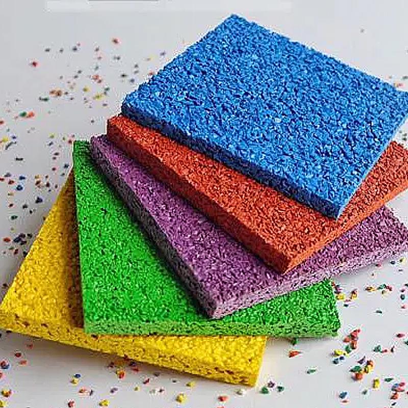 定制EPDM塑胶颗粒园环彩填充塑胶跑道0001篮保球场幼儿色操场塑胶