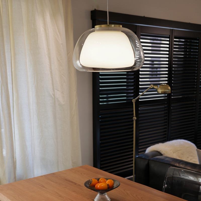 果冻吊灯诧北欧寂风现代卧简20220984约样板房客房厅室书玻璃餐厅