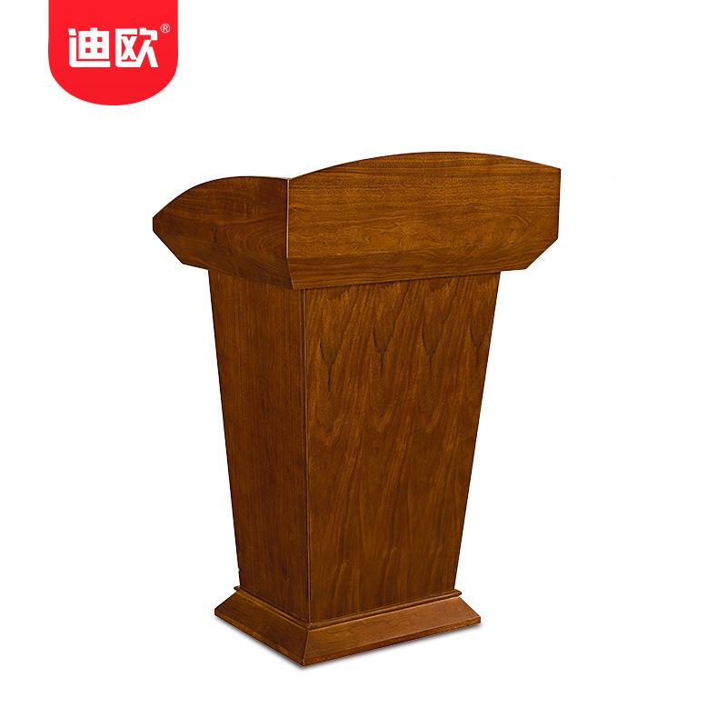 桌定制欧政企系列44845会台经典开胡迪桃色主持接待迎宾台商用培