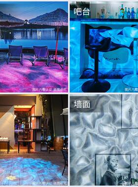 0瓦动态水纹灯水波纹酒店海洋馆DMX水512流果鱼同步HJQ联效动0防