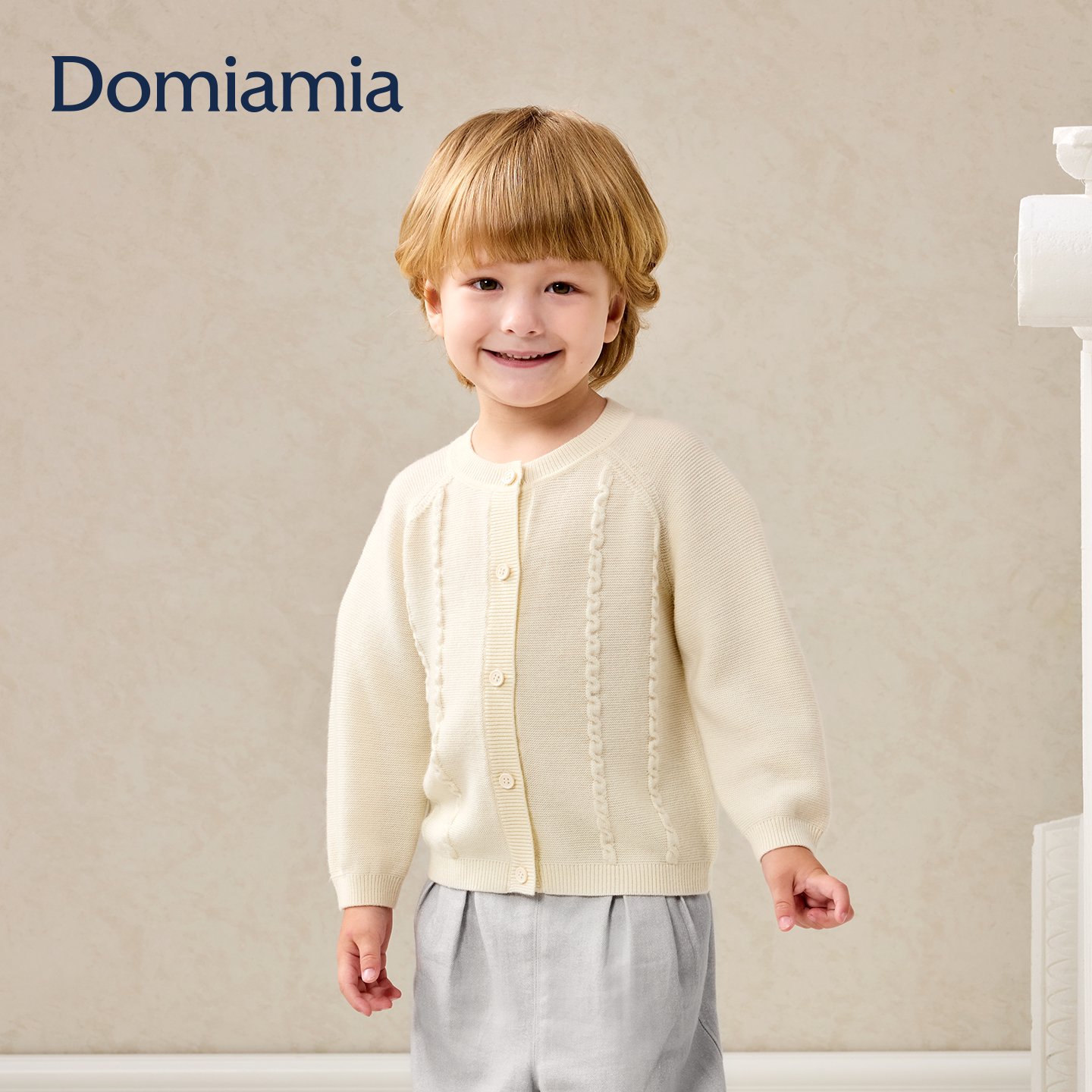 Domiamia100%绵羊毛针织衫
