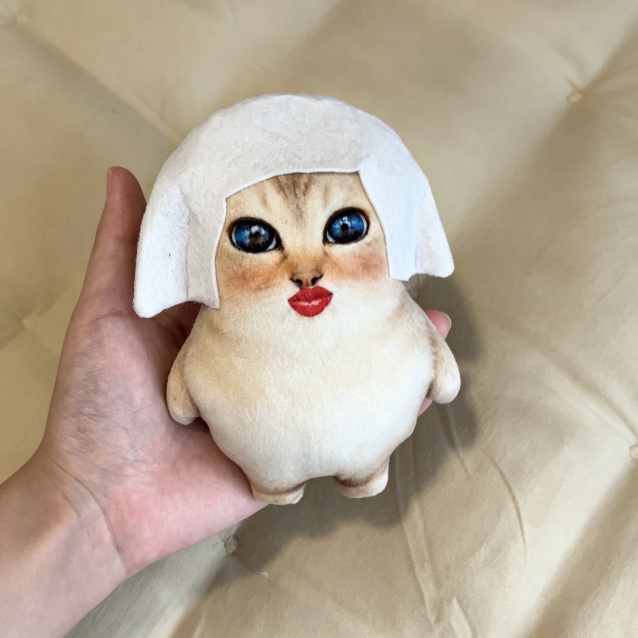 【现货速发】眉姐姐眉meme表情包猫咪玩偶丑萌书包挂件送朋友礼物