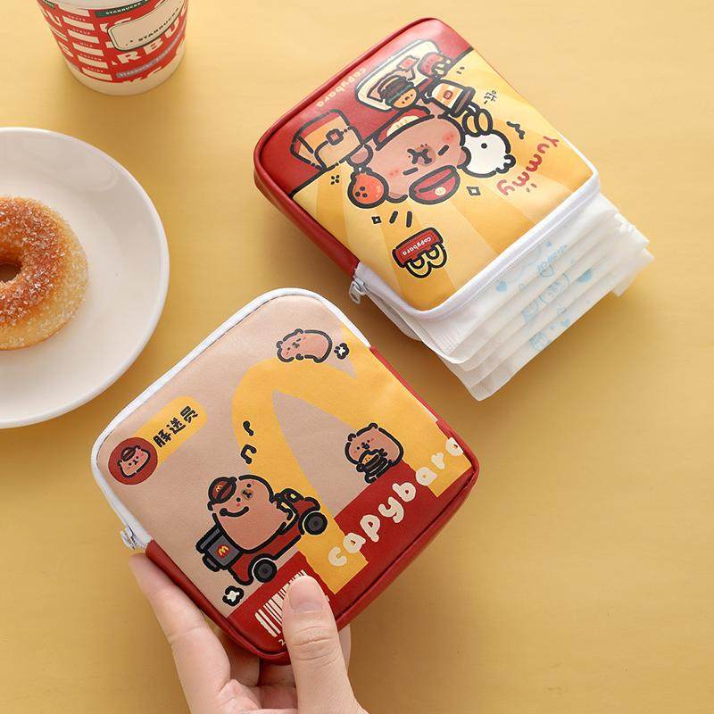 姨妈巾收纳包学生月事包大容量卡通可爱卫生巾小巧少女便携卫生棉,收纳整理,卫生巾收纳包,淘宝优惠券,粉丝福利购,淘宝优惠卷