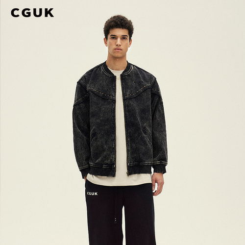 【明星同款】CGUK捕梦网牛仔外套 休闲百搭宽松外套 牛仔上衣外套