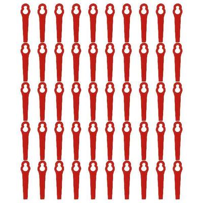 AAAAA50PcsPlasticBlades For OZITO Grass Trimmer Lawn Mower