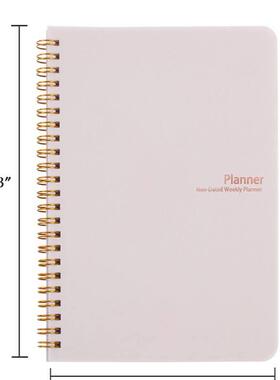 Non dated daily weekly monthly planner agenda notebook diary