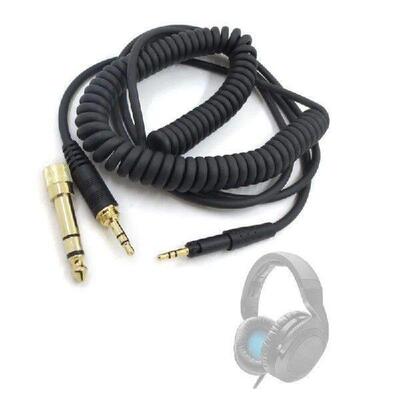 Reliable 6.35mm Jack Spring Headphone Cable for Sennheiser