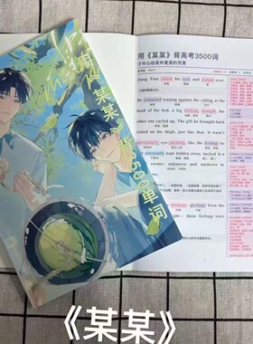 新款《某某》3500单词看小说背单词圣诞礼物闺蜜对象学习周边现货