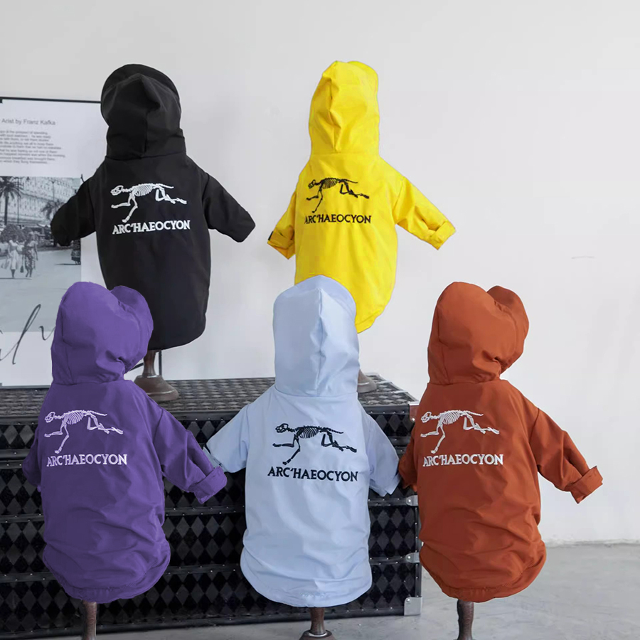 嘻皮安宠物狗狗防寒保暖秋冬冲锋衣中小型犬帅气外出防水舒适