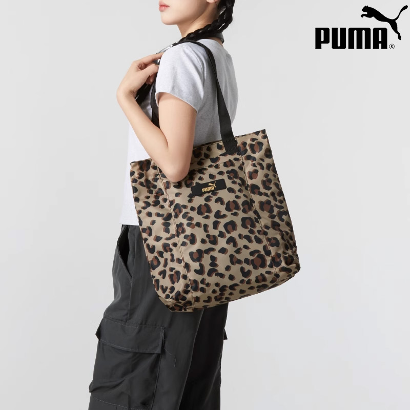 PUMA彪马挎包豹纹单肩包