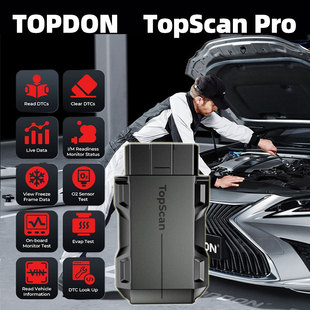 TOPDON TopScan Pro Mid-level Diagnostic Tool海外全球版英文