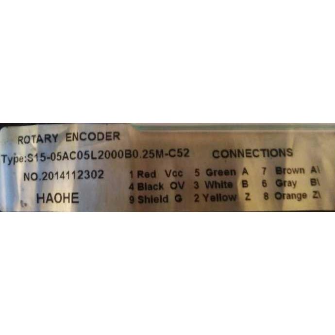 S15-0C05L2000B0.25M-C52主轴编码器光电【议价】
