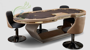 德州扑克桌 餐桌面二用 棋牌桌 会议桌定制 poker table