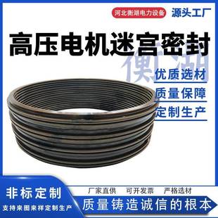 化工厂电厂钢厂用 高压电机轴瓦浮动迷宫油封轴承油封