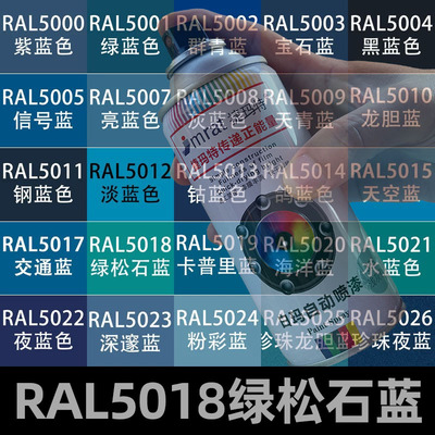 RAL5018绿松石蓝自动喷漆