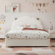 儿童床北欧公主床小孩儿童房次卧单人床1.2米1.5米科技皮小羊床