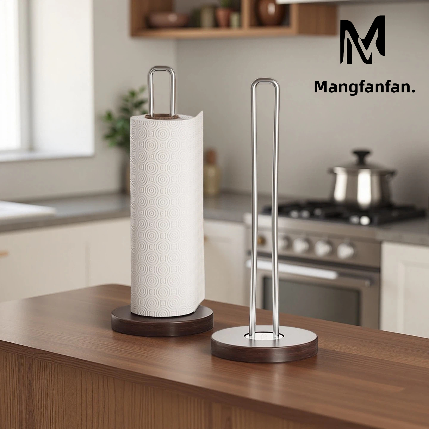 【2025新】304不锈钢厨房纸巾架